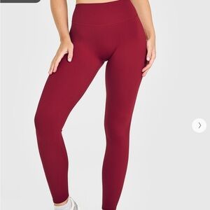Oner Active SoftMotion High Waisted Leggings in Ruby Red (XS- short/regular)